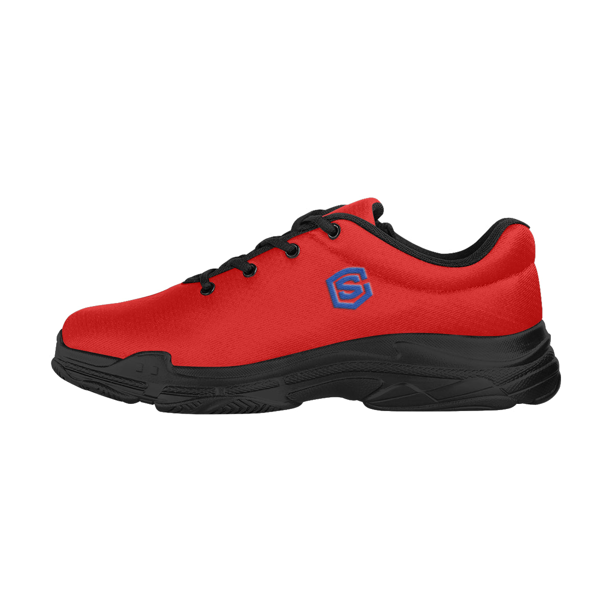blue logo Lyra Men's Running Shoes (Model 058)