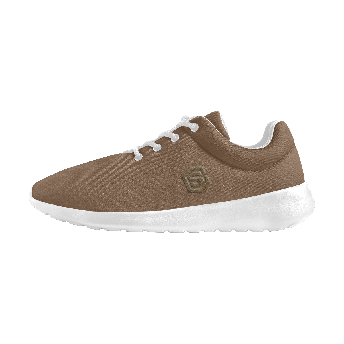brown logo Women's Athletic Shoes (Model 0200)