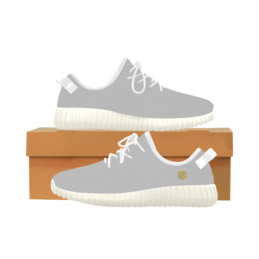 gold logo Grus Women's Breathable Woven Running Shoes (Model 022)