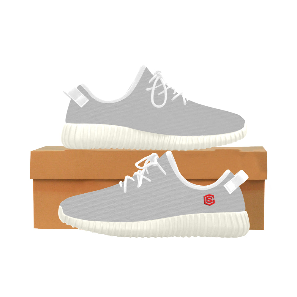 red logo Grus Women's Breathable Woven Running Shoes (Model 022)