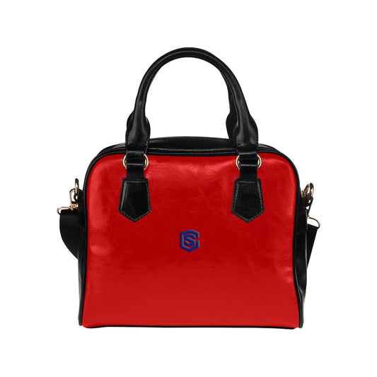 RED Shoulder Handbag blue logo Shoulder Handbag (Model 1634)