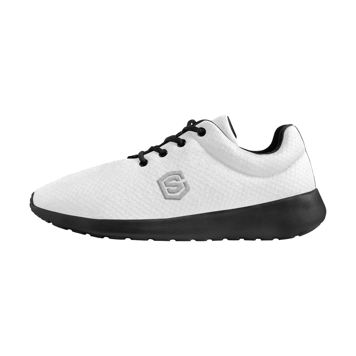 silver logo Men's Athletic Shoes (Model 0200)