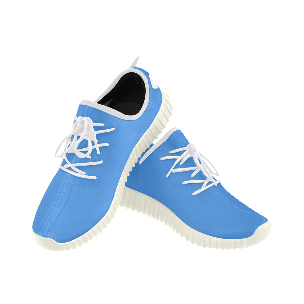 blue logo Grus Women's Breathable Woven Running Shoes (Model 022)