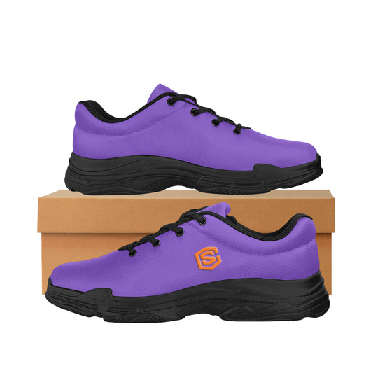 orange logo Lyra Men's Running Shoes (Model 058)