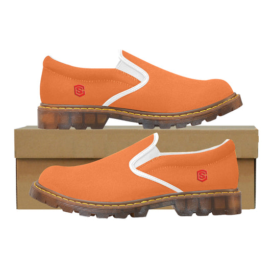 red logo Martin Women's Slip-On Loafer (Model 12031)