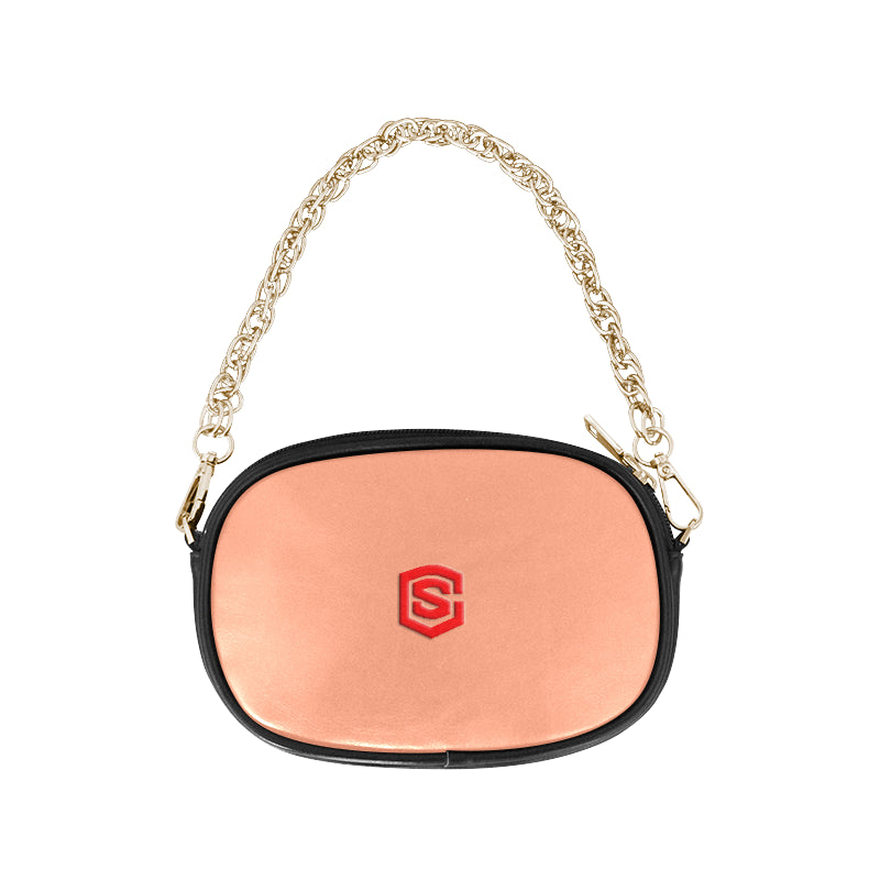 GREEN CHAIN PURSE red logo Chain Purse (Model 1626)