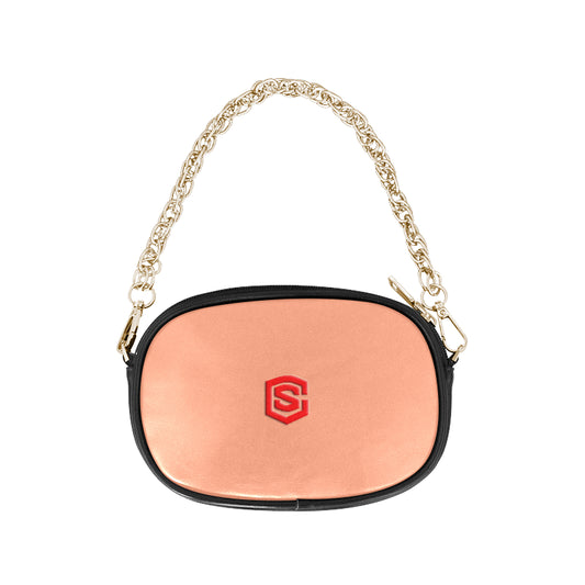 GREEN CHAIN PURSE red logo Chain Purse (Model 1626)