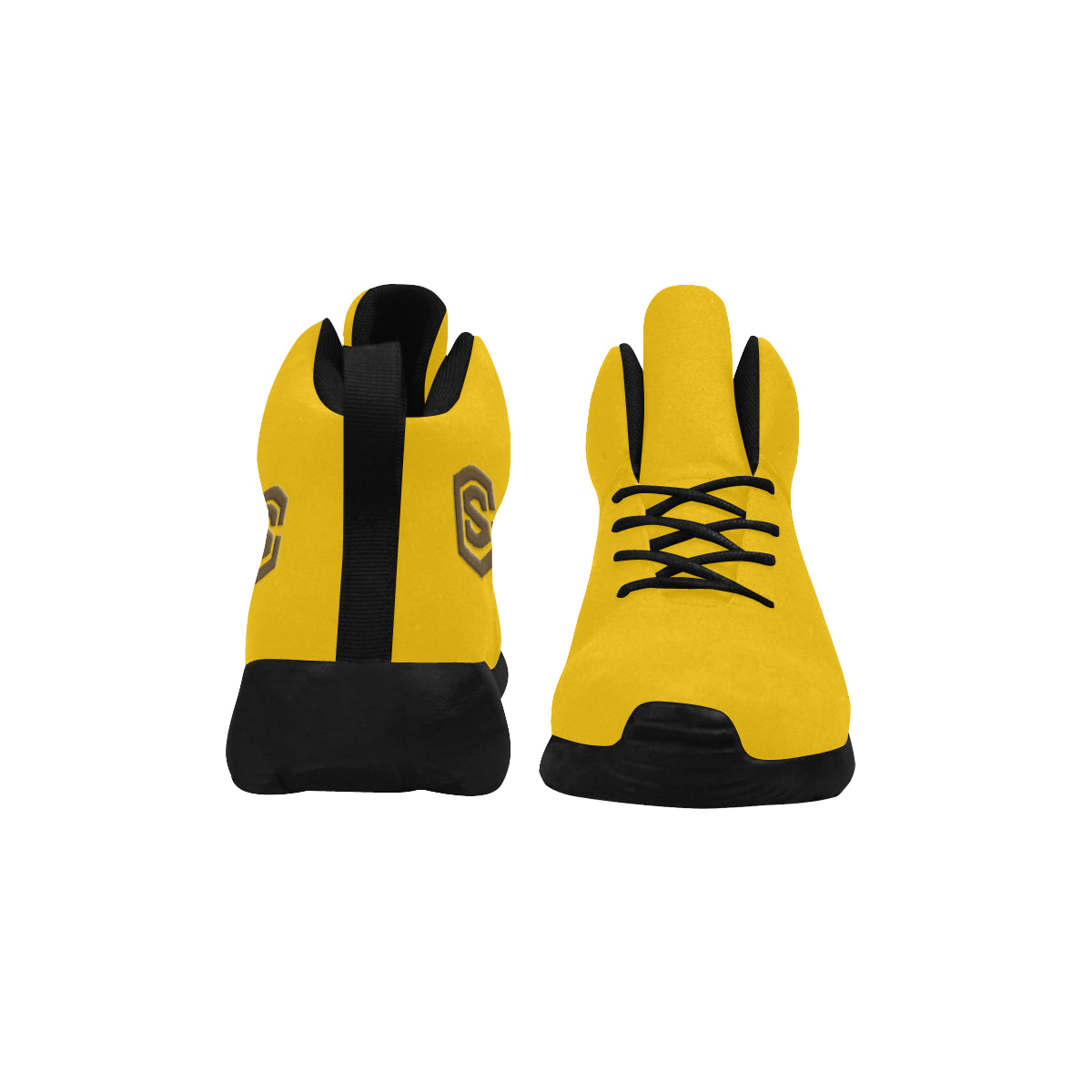 brown logo Men's Chukka Training Shoes (Model 57502)