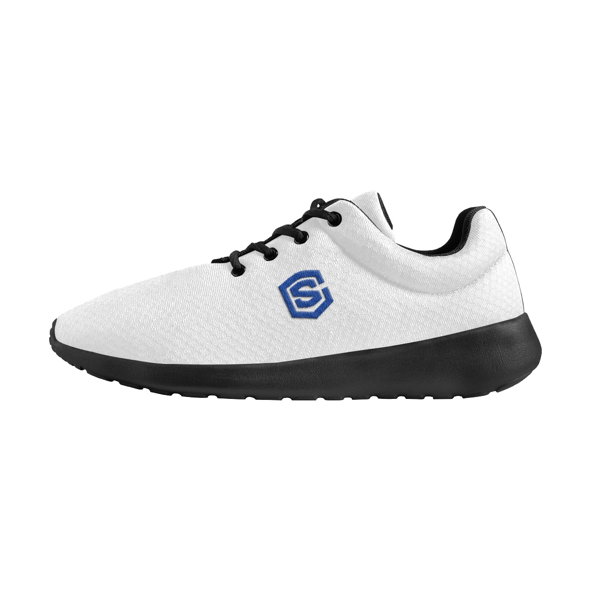 blue logo Men's Athletic Shoes (Model 0200)