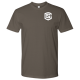 Next Level Mens Shirt WITH WHITE LOGO
