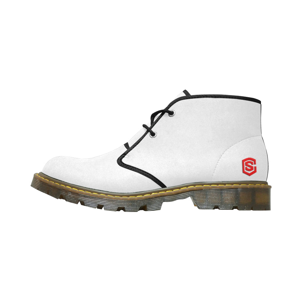 red logo Women's Nubuck Chukka Boots (Model 2402)