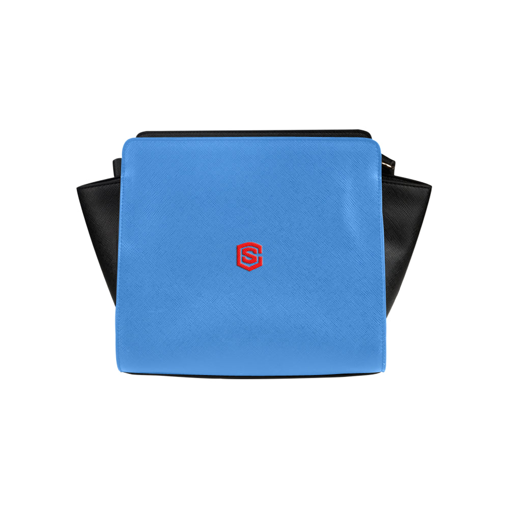 BLUE SATCHEL BAG red logo Satchel Bag (Model 1635)