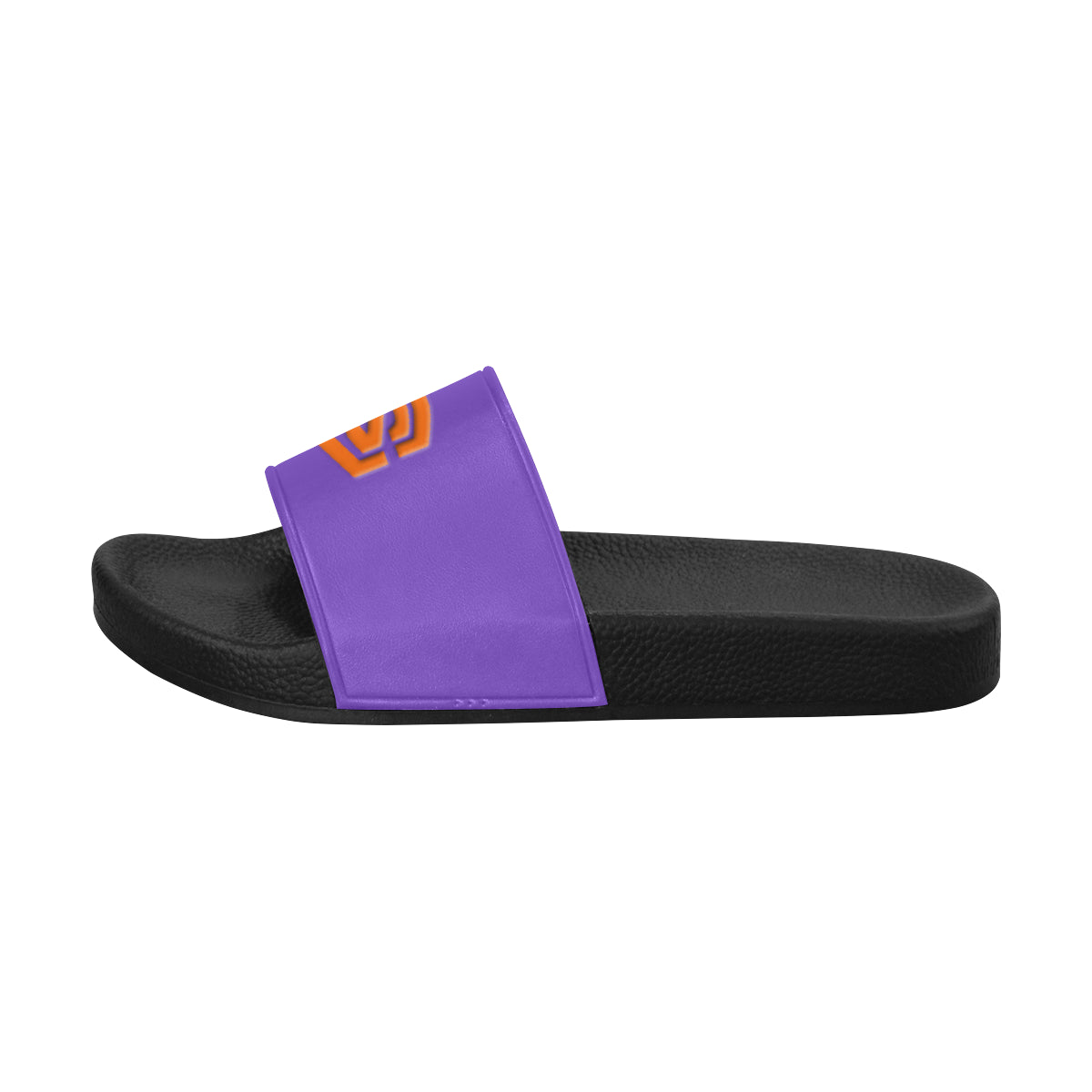 orange logo Men's Slide Sandals (Model 057)