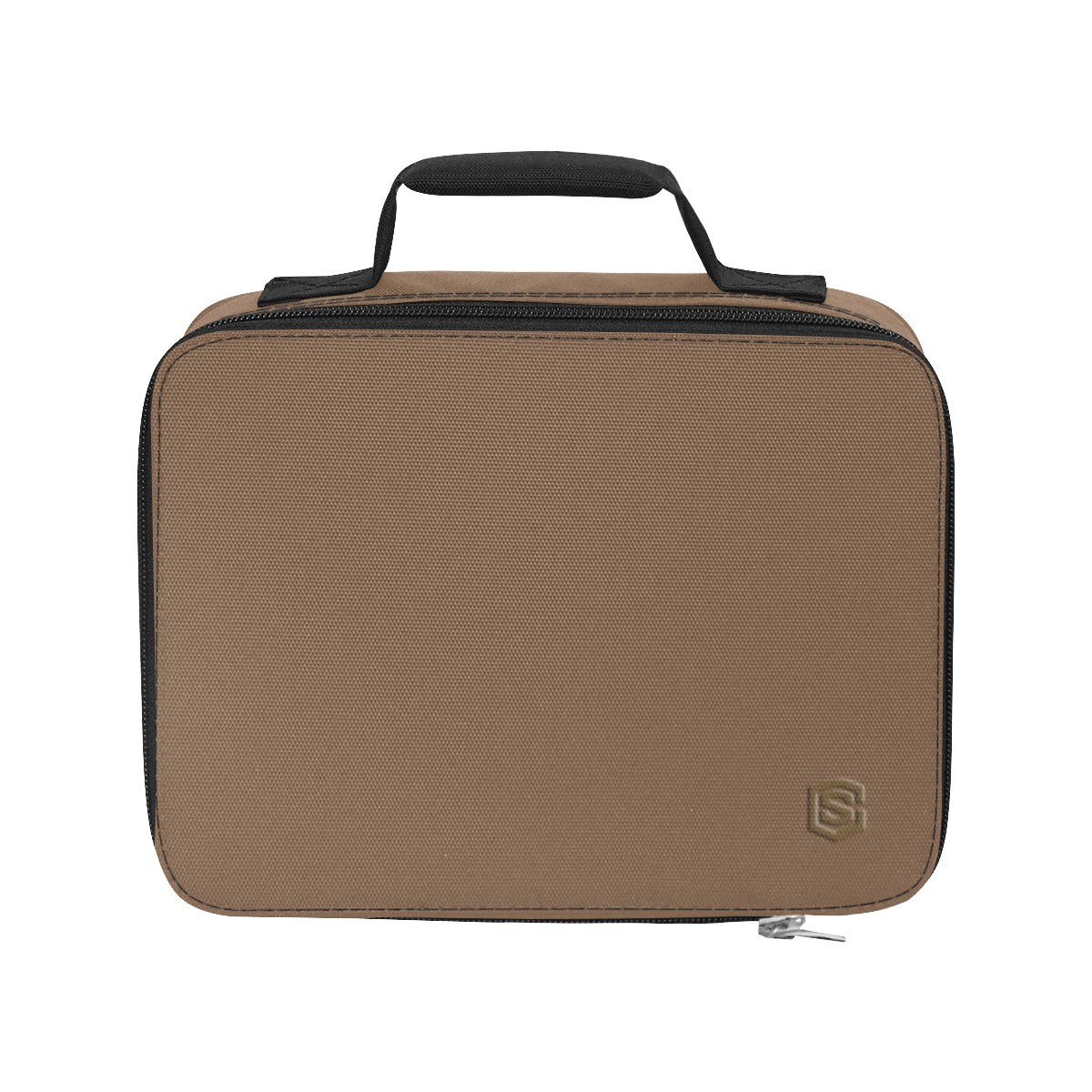 DARK GREEN PROTABLE STORAGE BAG brown logo Portable Storage Bag (Model 1690)