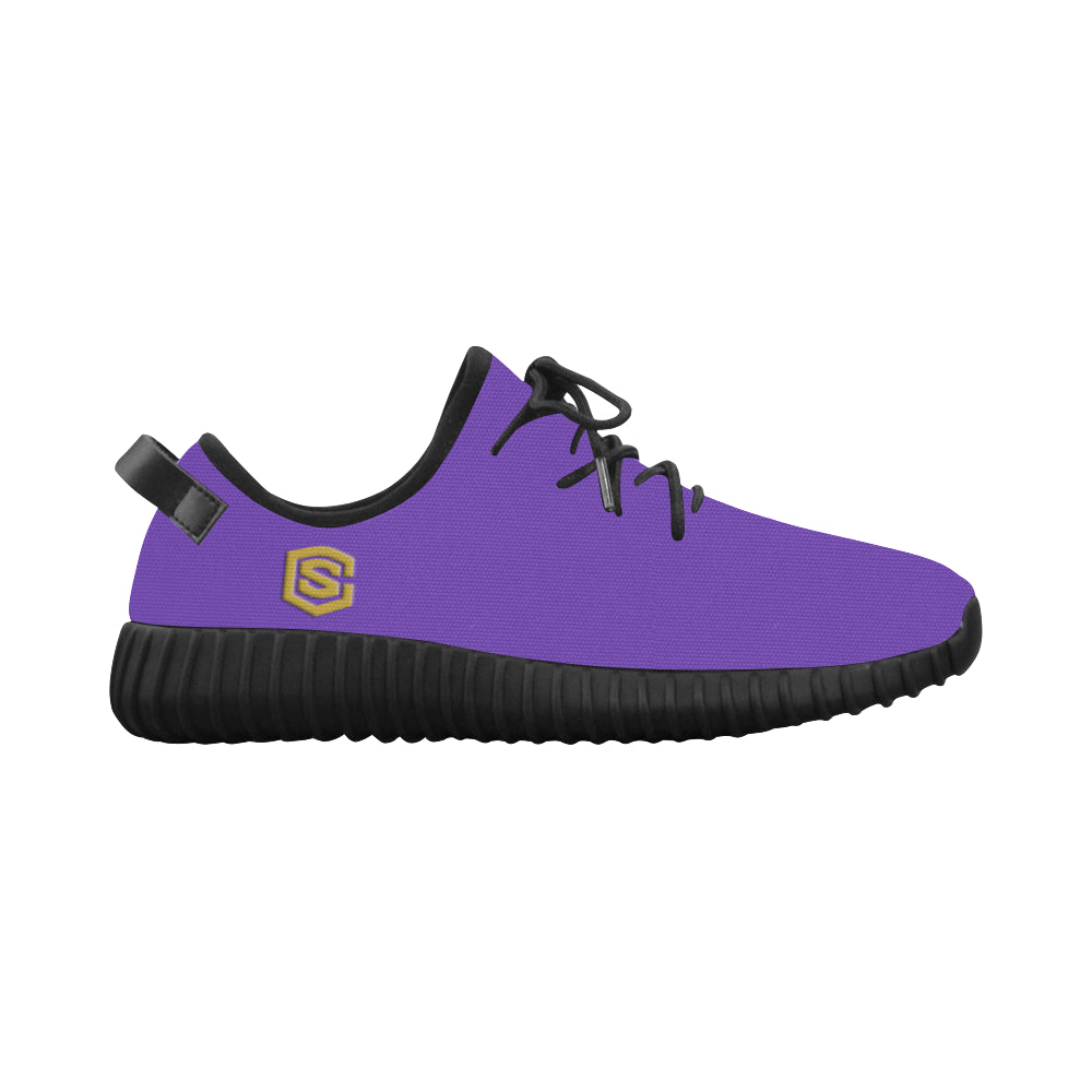 gold logo Grus Men's Breathable Woven Running Shoes (Model 022)