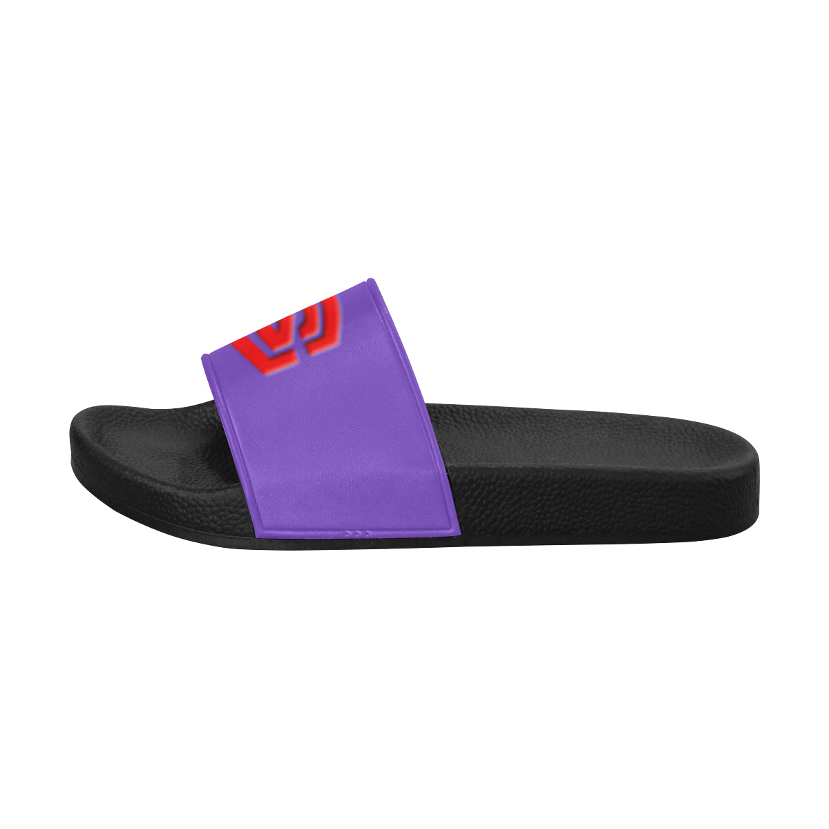 red logo Men's Slide Sandals (Model 057)
