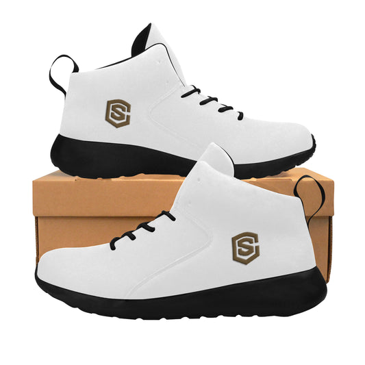 brown logo Men's Chukka Training Shoes (Model 57502)