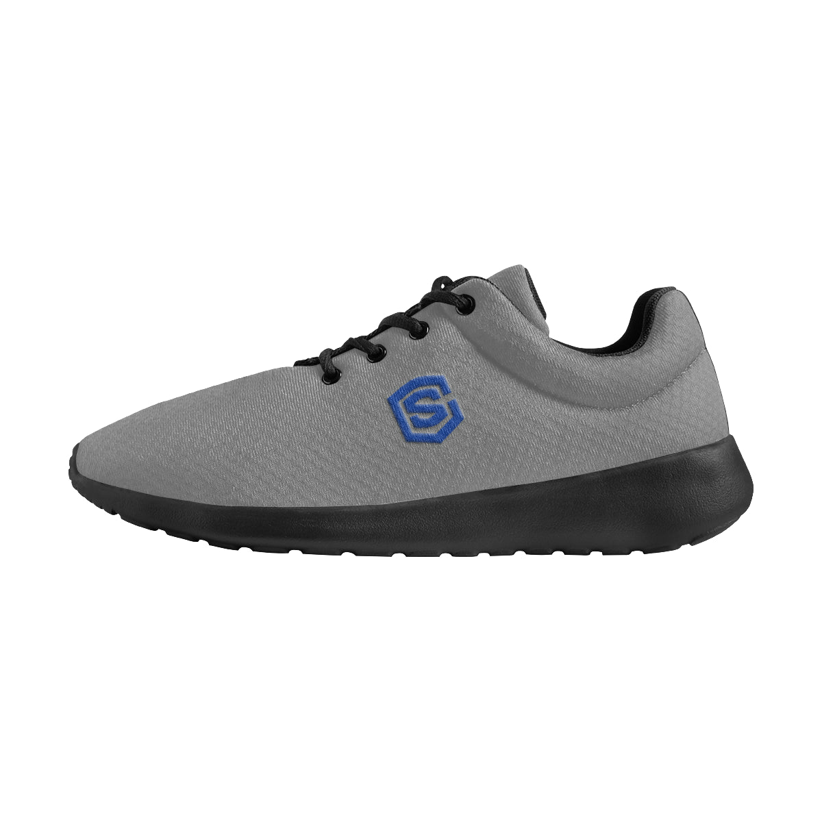 blue logo Men's Athletic Shoes (Model 0200)