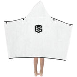 RedKids' Hooded Bath Towels with Black Logo Kids' Hooded Bath Towels