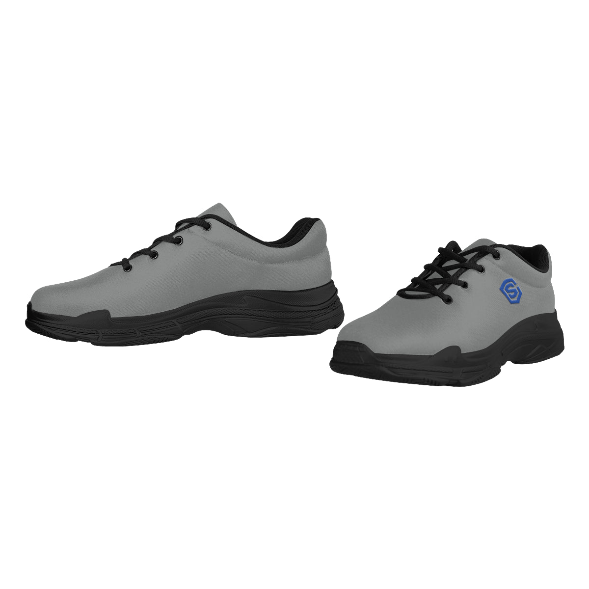 blue logo Lyra Men's Running Shoes (Model 058)