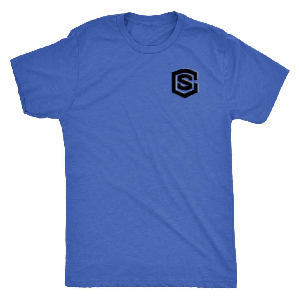 Next Level Mens Triblend BLACK LOGO