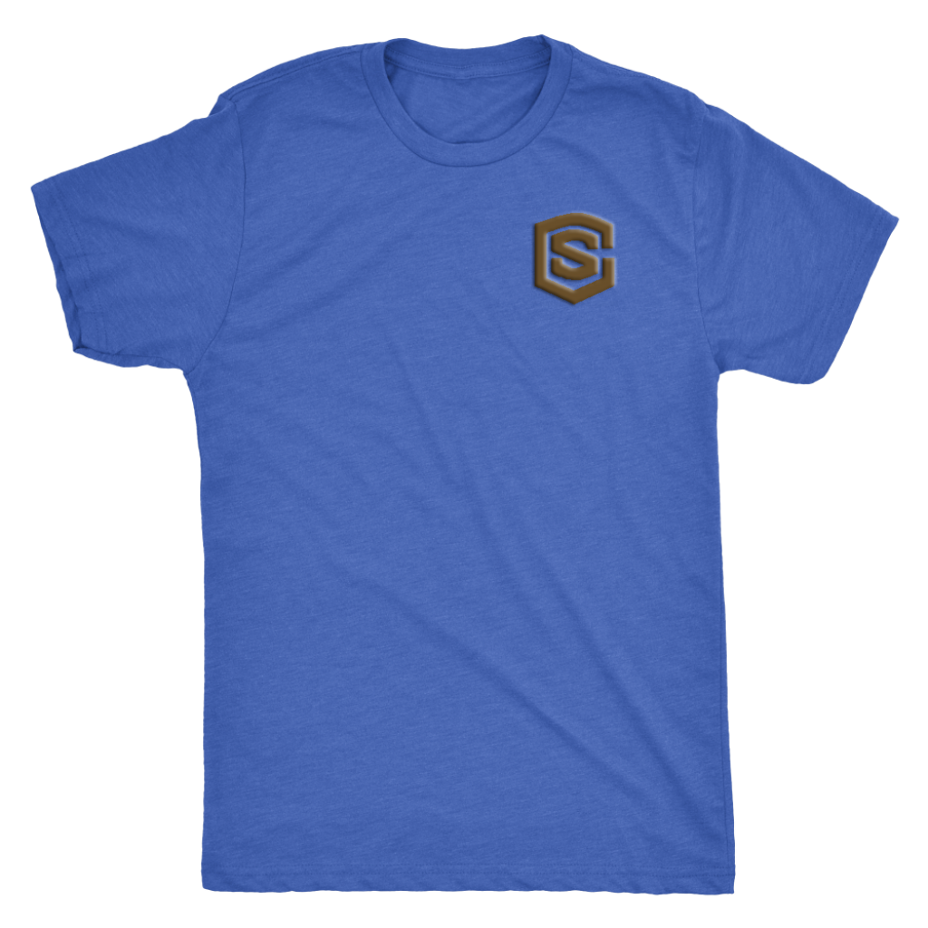 Next Level Mens Triblend WITH BROWN LOGO