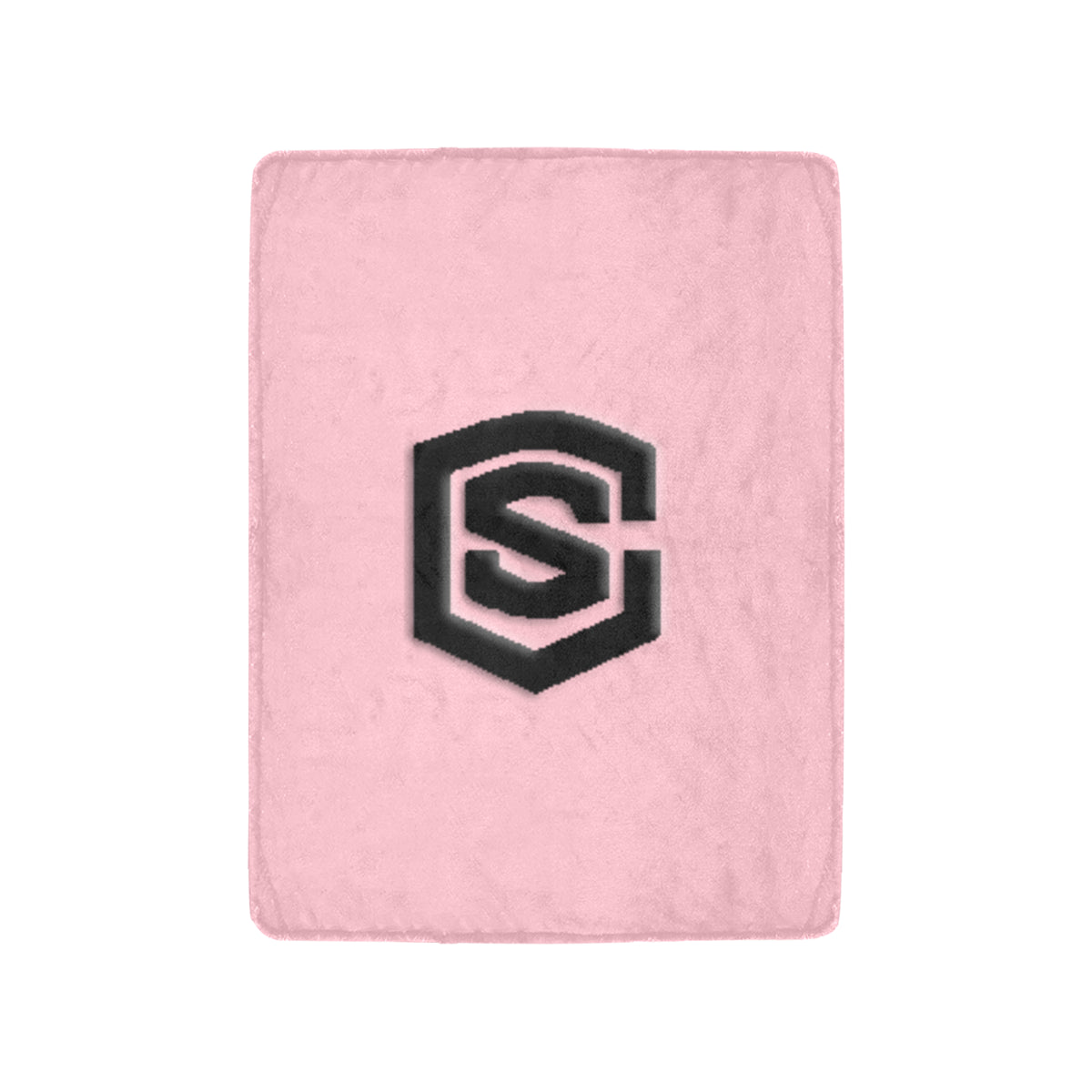 Pink Ultra-Soft Micro Fleece Blanket with Black Logo Ultra-Soft Micro Fleece Blanket 30"x40"
