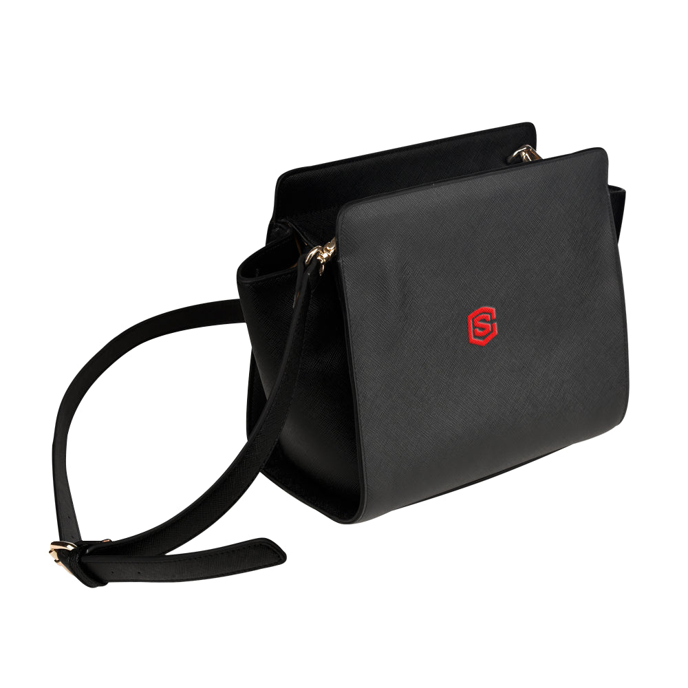 GRAY SATCHEL BAG red logo Satchel Bag (Model 1635)