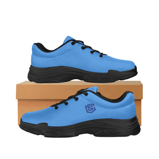 blue logo Lyra Men's Running Shoes (Model 058)
