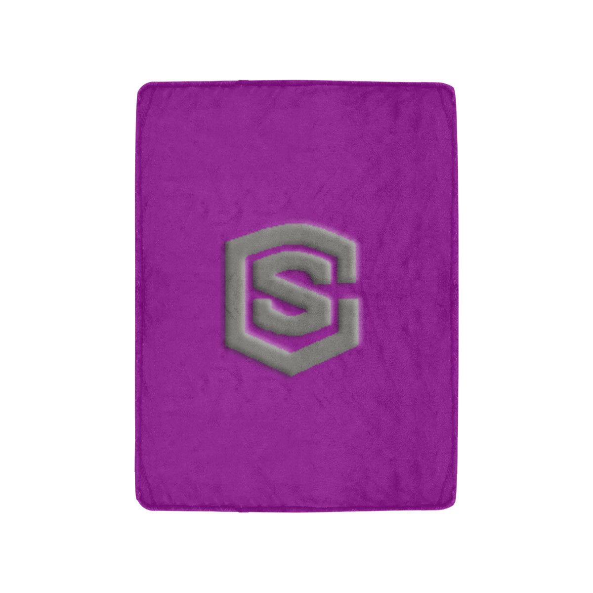 Purple Ultra-Soft Micro Fleece Blanket with Gray Logo Ultra-Soft Micro Fleece Blanket 30"x40"