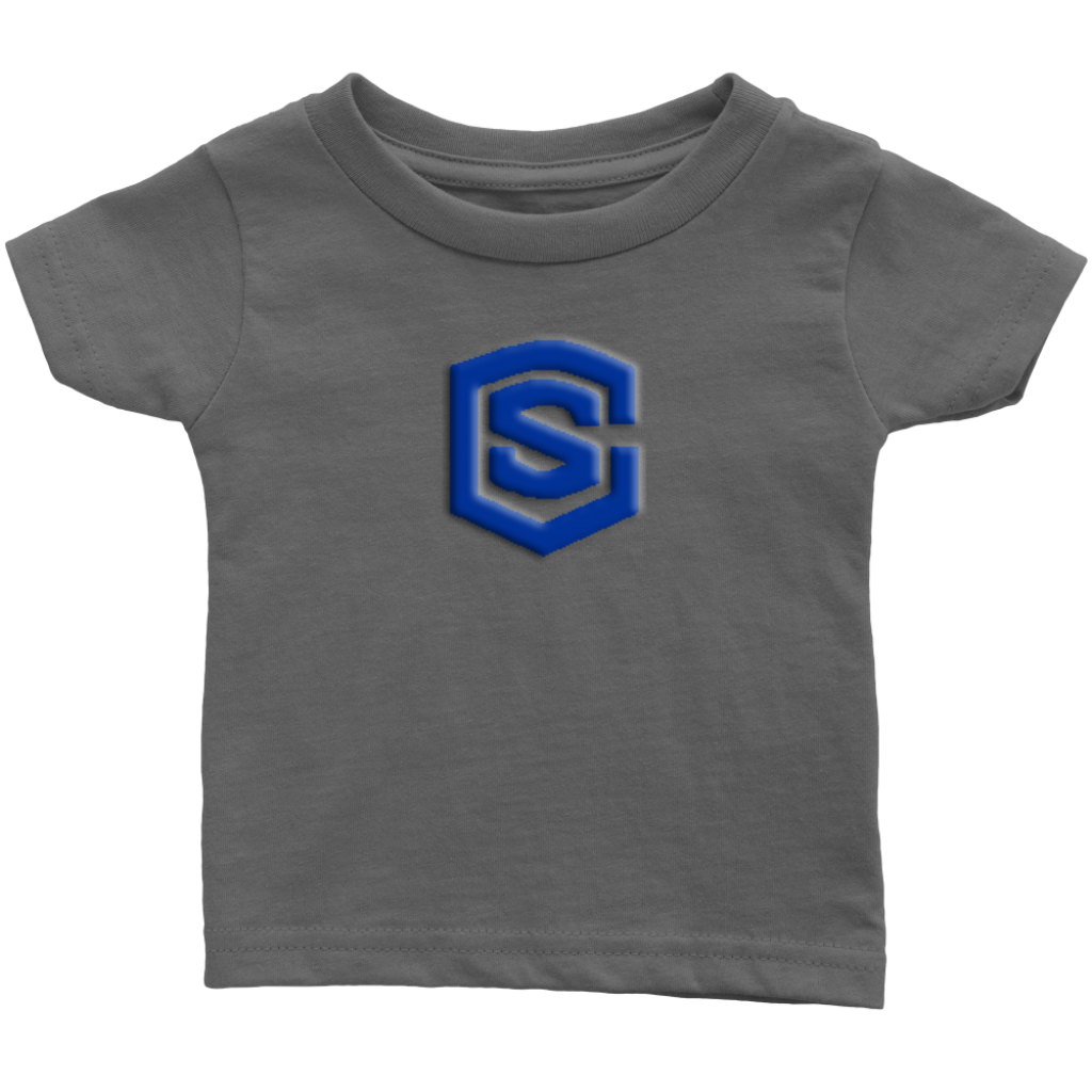 Infant T-Shirt WITH BLUE LOGO