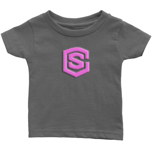 Infant T-Shirt WITH PINK LOGO