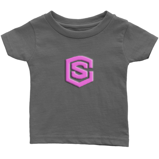 Infant T-Shirt WITH PINK LOGO