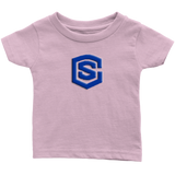 Infant T-Shirt WITH BLUE LOGO