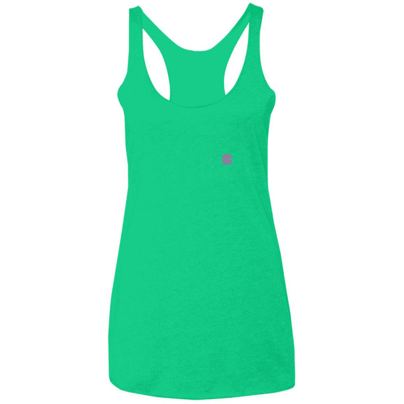 Illustrator Pink Logo NL6733 Ladies' Triblend Racerback Tank