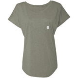 Illustrator White Logo NL6760 Ladies' Triblend Dolman Sleeve