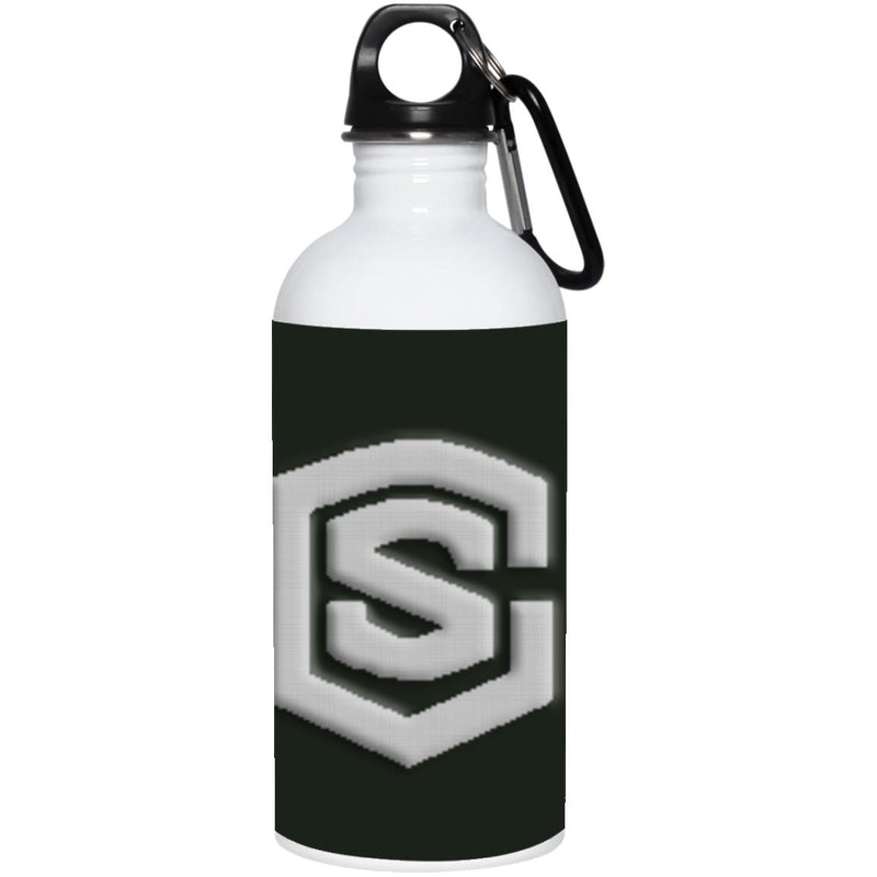 silver (2) 23663 20 oz. Stainless Steel Water Bottle