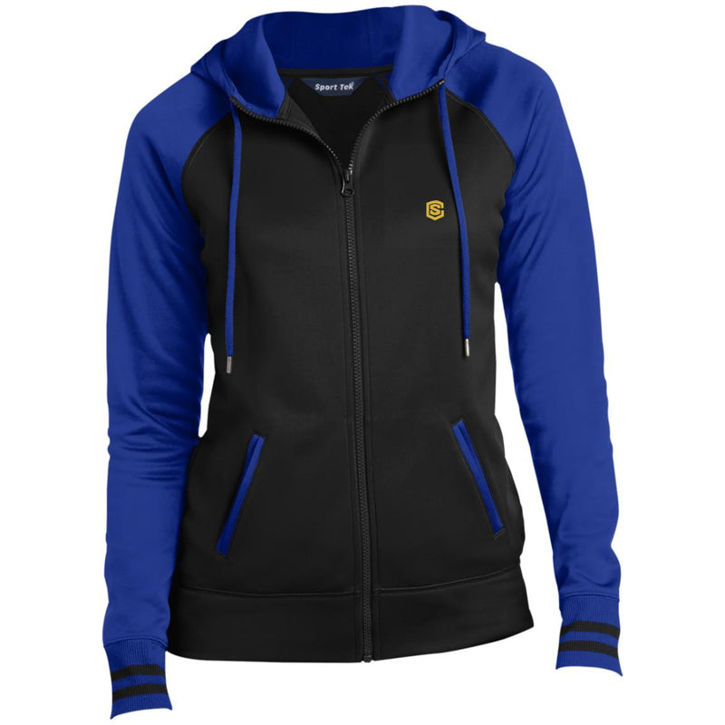 Illustrator Gold Logo LST236 Ladies' Moisture Wick Full-Zip Hooded Jacket