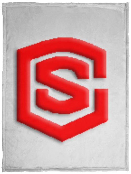 red (2) VPS Cozy Plush Fleece Blanket - 30x40