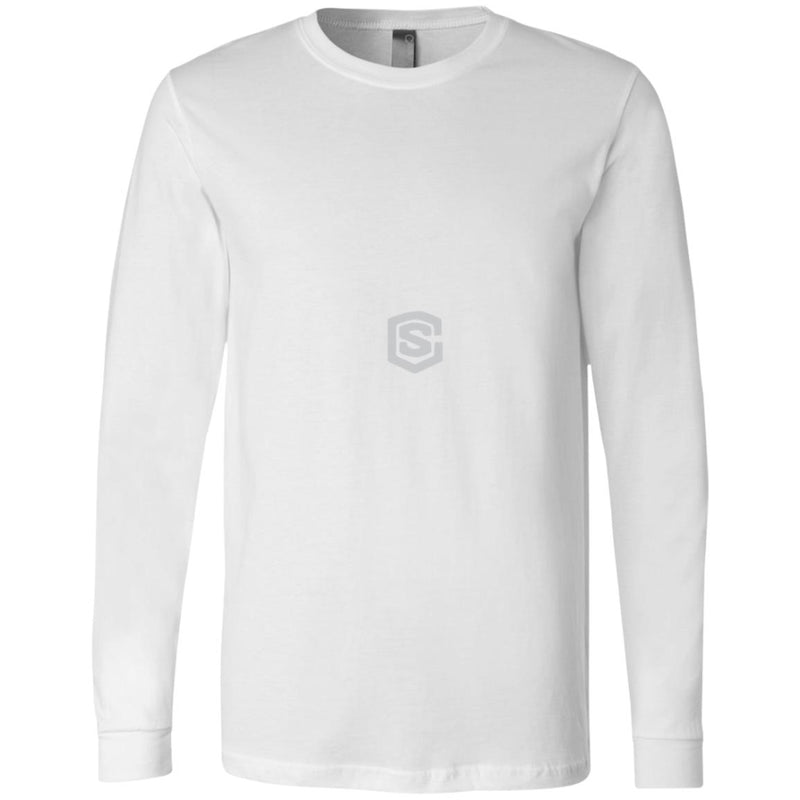 Illustrator Silver Logo 3501 Men's Jersey LS T-Shirt