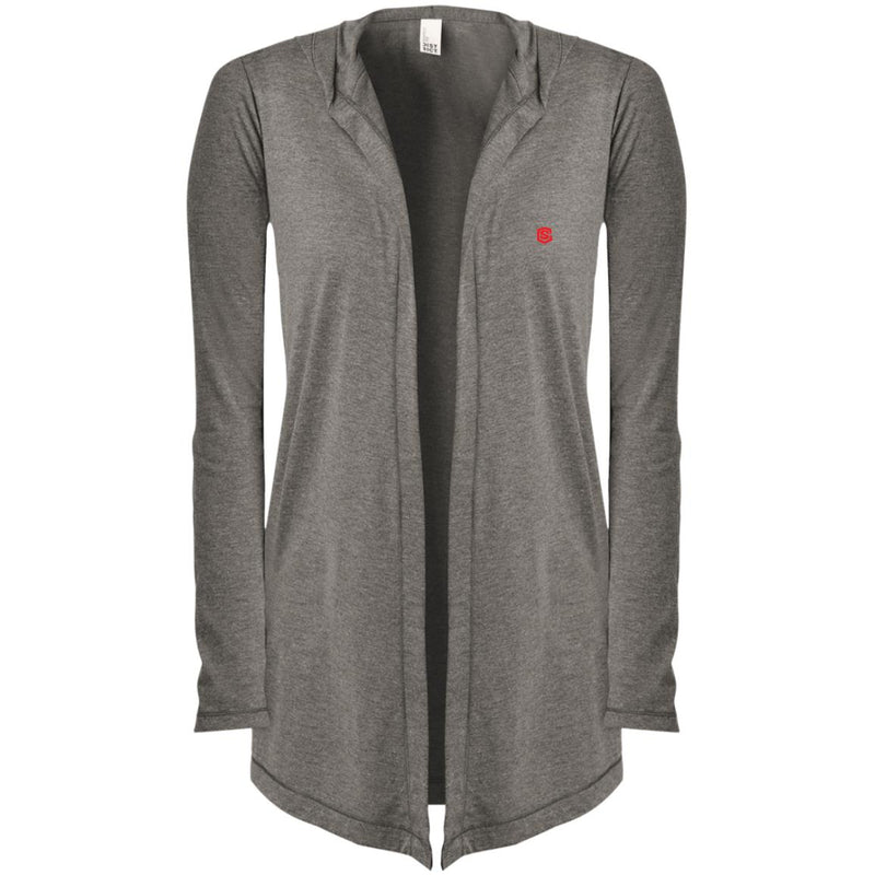 Illustrator Red Logo DT156 Women's Hooded Cardigan