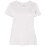 Illustrator White Logo 3804 Ladies' Curvy T-Shirt