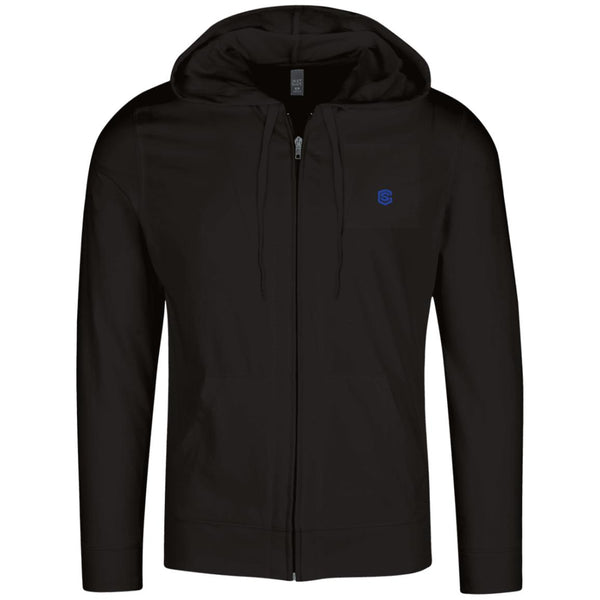 Illustrator Blue Logo DT1100 Lightweight Full Zip Hoodie