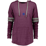 Illustrator Blue Logo 229390 Ladies Hooded Low Key Pullover