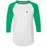 Illustrator Blue Logo 4420 Colorblock Raglan Jersey