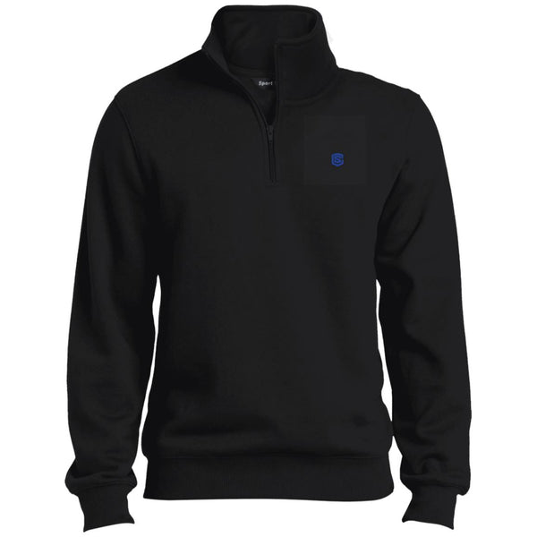 Illustrator Blue Logo TST253 Tall 1/4 Zip Sweatshirt