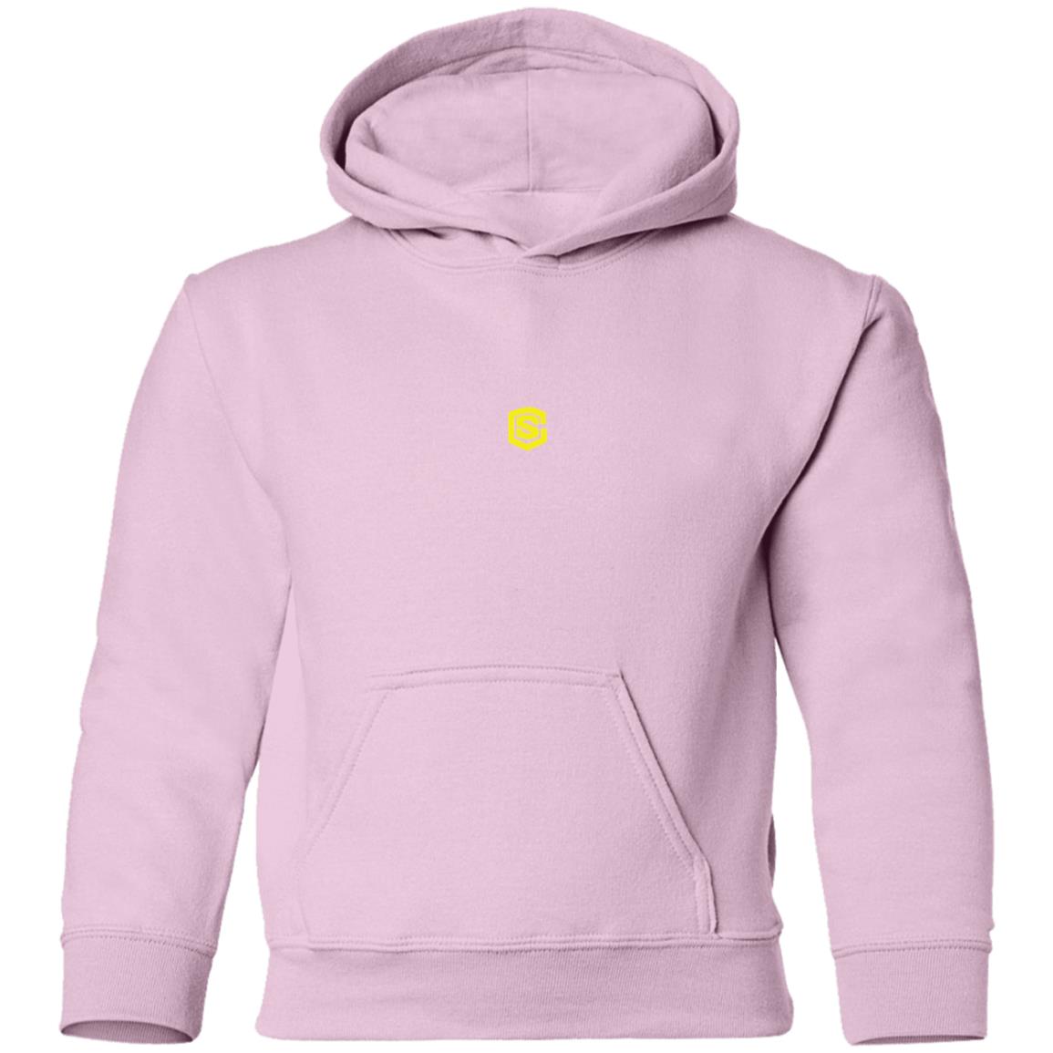 Illustrator Yellow Logo G185B Youth Pullover Hoodie