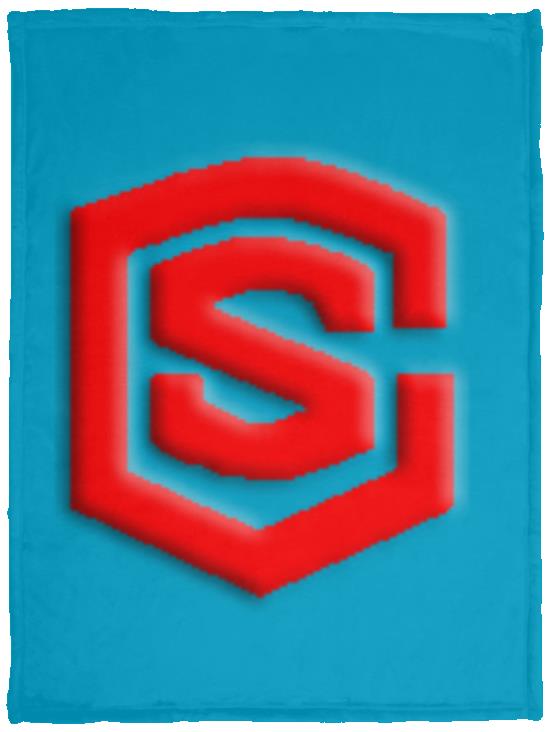 red (2) VPS Cozy Plush Fleece Blanket - 30x40