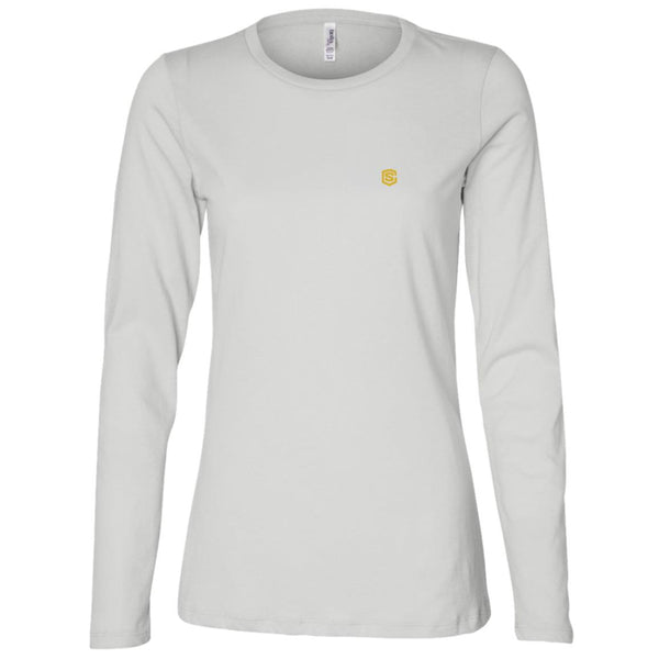 Illustrator Gold Logo B6450 Ladies' Jersey LS Missy Fit