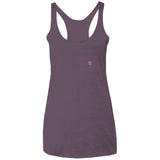 Illustrator Pink Logo NL6733 Ladies' Triblend Racerback Tank